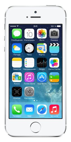 Смартфон APPLE iPhone 5S 16GB Silver – характеристики, фото, описание