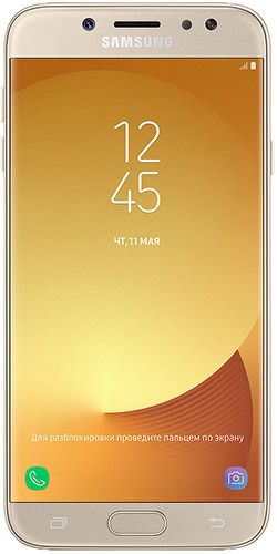 Смартфон SAMSUNG Galaxy J7 2017 Gold – характеристики, фото, описание