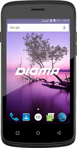 Смартфон DIGMA Linx A420 3G 4Gb, Black – характеристики, фото, описание