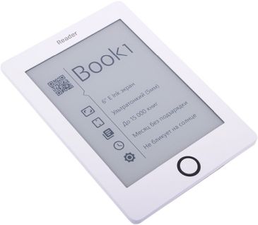 Электронная книга READER Book 1 White (RB1-WB-RU) – характеристики, фото, описание